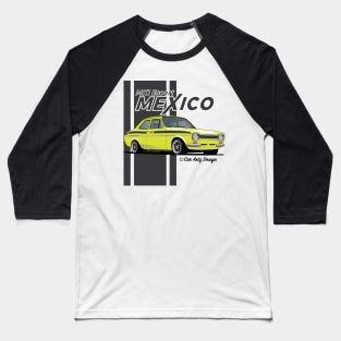 Mk1 Escort Mexico (Green + Black) Baseball T-Shirt